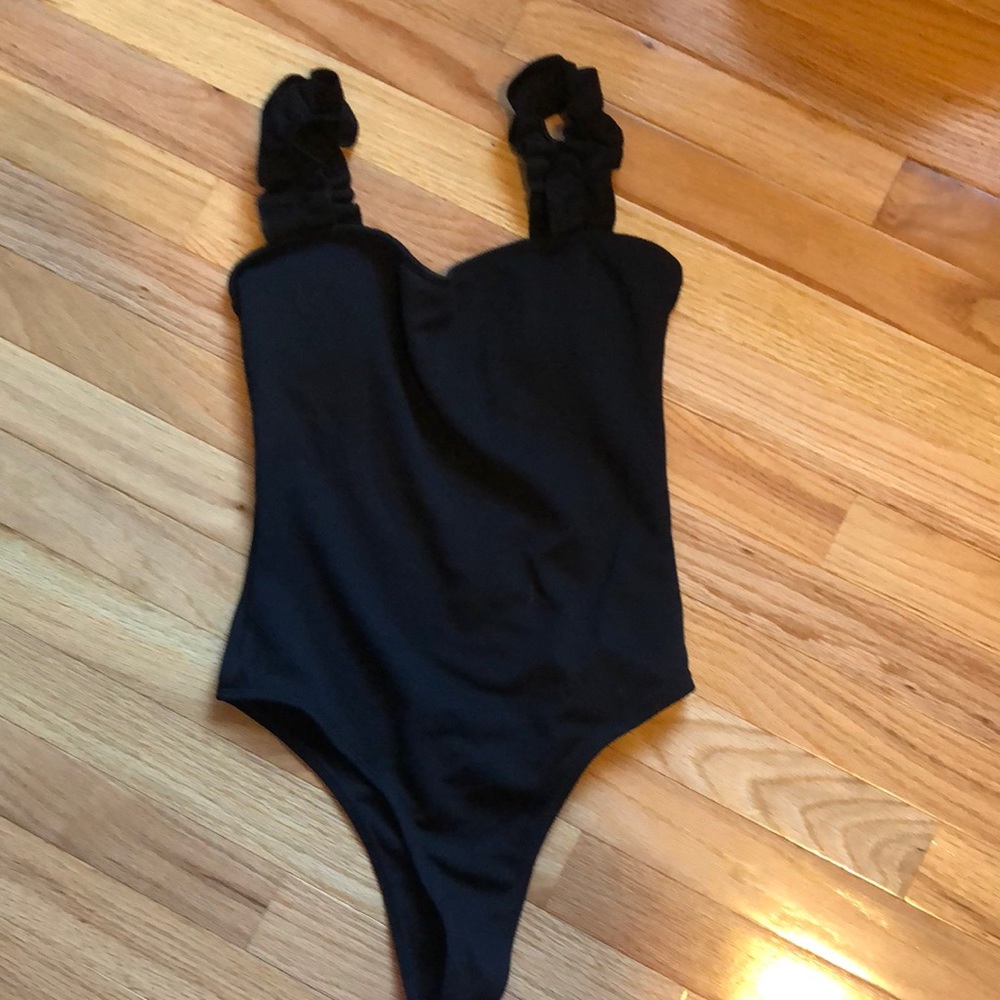 NEW Ruffled Strap SHEIN Body Suit